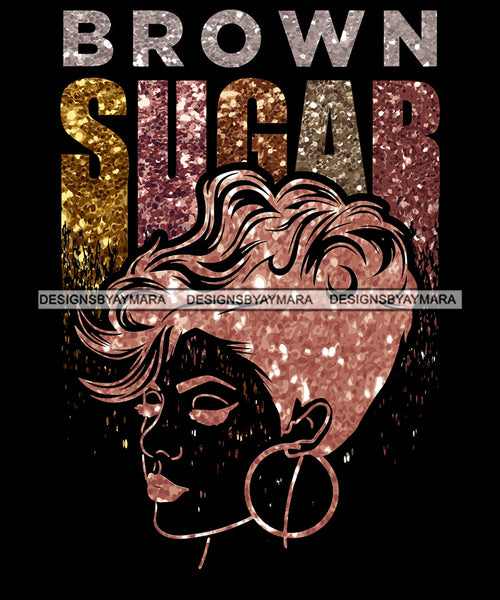 Bundle 9 Brown Sugar Black Girl Magic Afro Woman Nubian Queen Melanin Popping SVG Cutting Files For Silhouette Cricut and More