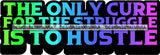 Hustle Quote Cure Struggle Hustle Focused Intelligent Motivated SVG Cutting Files For Silhouette Cricut