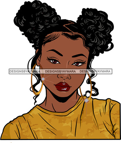 Afro Girl Bamboo Earrings Hustle Diva Gold Jewelry Hair Accessories Black Woman Goddess SVG Files For Cutting and More!