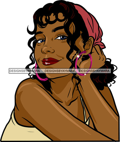 Afro Girl Bamboo Earrings Hustle Diva Gold Jewelry Hair Accessories Black Woman Goddess SVG Files For Cutting and More!
