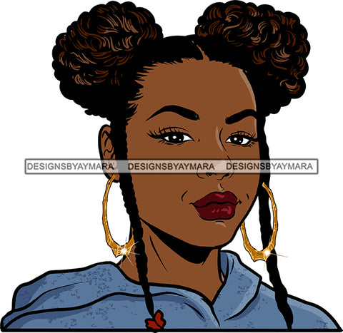 Afro Girl Bamboo Earrings Hustle Diva Gold Jewelry Hair Accessories Black Woman Goddess SVG Files For Cutting and More!