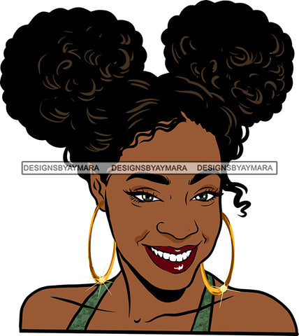 Afro Girl Bamboo Earrings Hustle Diva Gold Jewelry Hair Accessories Black Woman Goddess SVG Files For Cutting and More!