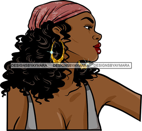 Afro Girl Bamboo Earrings Hustle Diva Gold Jewelry Hair Accessories Black Woman Goddess SVG Files For Cutting and More!