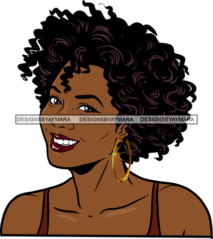Afro Girl Bamboo Earrings Hustle Diva Gold Jewelry Hair Accessories Black Woman Goddess SVG Files For Cutting and More!