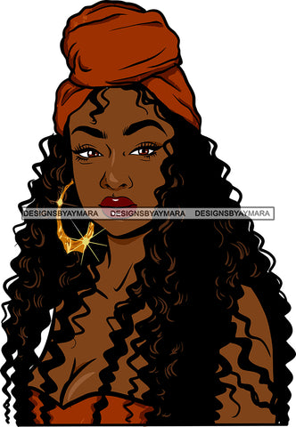Afro Girl Bamboo Earrings Hustle Diva Gold Jewelry Hair Accessories Black Woman Goddess SVG Files For Cutting and More!