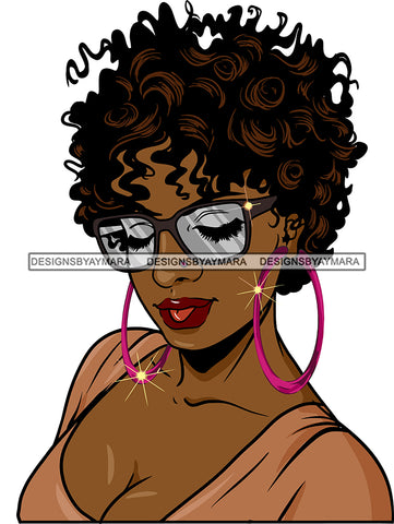 Afro Girl Bamboo Earrings Hustle Diva Gold Jewelry Hair Accessories Black Woman Goddess SVG Files For Cutting and More!