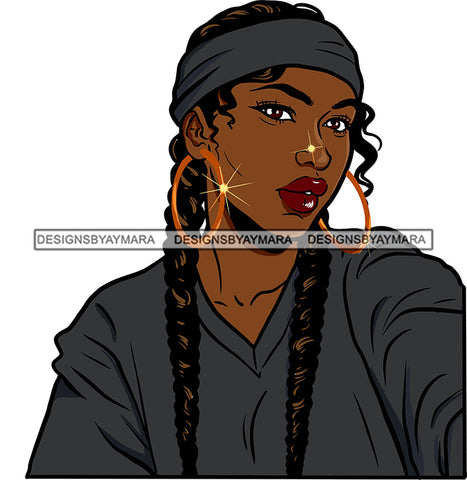 Afro Girl Bamboo Earrings Hustle Diva Gold Jewelry Hair Accessories Black Woman Goddess SVG Files For Cutting and More!