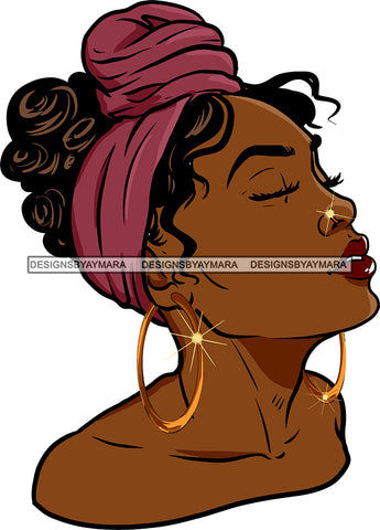 Afro Girl Bamboo Earrings Hustle Diva Gold Jewelry Hair Accessories Black Woman Goddess SVG Files For Cutting and More!