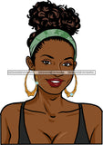 Afro Girl Bamboo Earrings Hustle Diva Gold Jewelry Hair Accessories Black Woman Goddess SVG Files For Cutting and More!