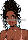 Afro Girl Bamboo Earrings Hustle Diva Gold Jewelry Hair Accessories Black Woman Goddess SVG Files For Cutting and More!