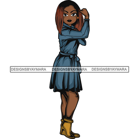 Afro Strong Classy Lola Flexing Believe in Yourself .SVG Cutting Files For Silhouette and Cricut and More!