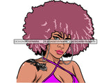 Beautiful Afro Woman Sexy Goddess Fabulous Stylish Queen Diva Classy Lady .JPG SVG .PNG With A Transparent Background  Vector Clipart Not For Cutting