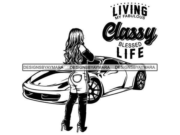 Beautiful Woman SVG Goddess Queen Diva Classy Lady SVG PNG EPS JPG Vector Clipart Cricut Cutting Cut Perfect For Cutting
