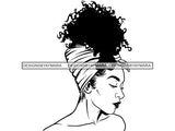 Afro Beautiful Black Woman SVG African American Ethnicity Afro Puffy Hairstyle Beauty Salon Queen Diva Classy Lady  .SVG .EPS .PNG Vector Clipart Digital Cricut Circuit Cut Cutting