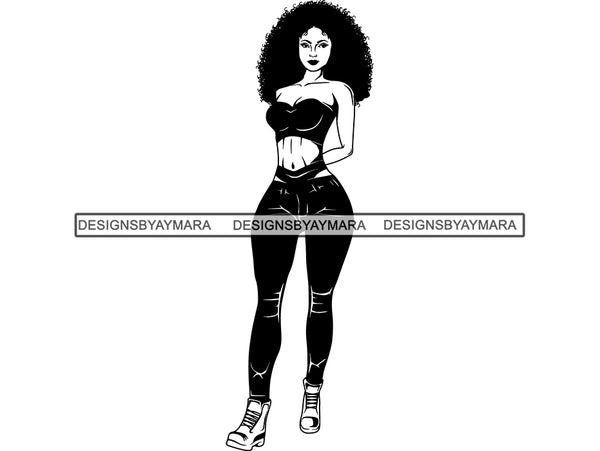Beautiful Woman SVG Fabulous Goddess Queen Diva Classy Lady Fashion Model Glamour  .SVG .EPS .PNG Vector Clipart Digital Cricut Circuit Cut Cutting