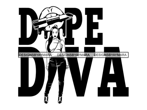Afro Woman SVG Life Quotes Queen Diva Classy Lady .JPG.EPS .PNG Vector Clipart Cricut Circuit Cut Cutting