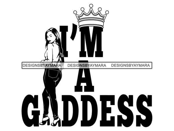 Afro Woman SVG African American Ethnicity Goddess Queen Diva Classy Beautiful Black Lady  .SVG .EPS .PNG Vector Clipart Cricut Circuit Cut Cutting