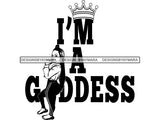 Afro Beautiful Black Woman SVG African American Ethnicity Queen Diva Classy Lady  .SVG .EPS .PNG Vector Clipart Digital Cricut Circuit Cut Cutting