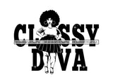 Afro Woman SVG African American Ethnicity Goddess Queen Diva Classy Beautiful Black Lady  .SVG .EPS .PNG Vector Clipart Cricut Circuit Cut Cutting