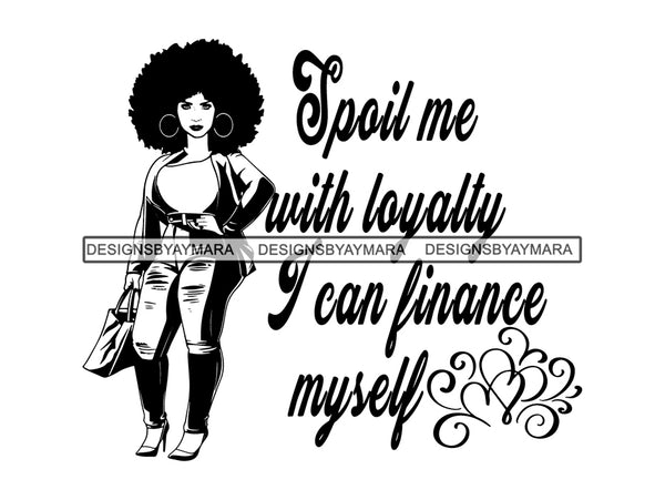 Afro Woman SVG African American Ethnicity Goddess Queen Diva Classy Beautiful Black Lady  .SVG .EPS .PNG Vector Clipart Cricut Circuit Cut Cutting