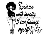 Afro Woman SVG African American Ethnicity Goddess Queen Diva Classy Beautiful Black Lady  .SVG .EPS .PNG Vector Clipart Cricut Circuit Cut Cutting