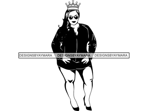 Aro Beautiful Black Woman SVG African American Ethnicity Queen Diva Classy Lady  .SVG .EPS .PNG Vector Clipart Digital Cricut Circuit Cut Cutting