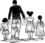 Dad Father Daddy Love Papa SVG Cut File For Silhouette and Cricut