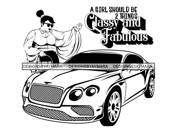 Beautiful Woman SVG Blessed Goddess Queen Diva Classy Lady SVG PNG EPS JPG Vector Clipart Cricut Cutting Cut Perfect For Cutting