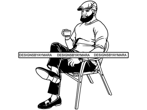 Handsome Man SVG Fashion Model Confidence Male Attractive Men Power .SVG .EPS .PNG .JPG Vector Clipart Cricut Circuit Cut Cutting