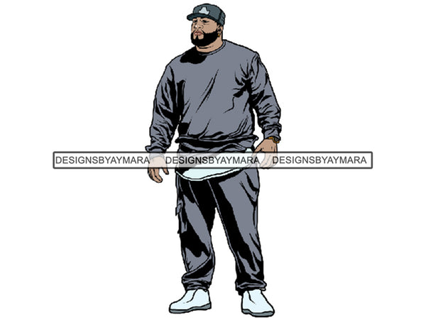 Handsome Black Man PNG For Print