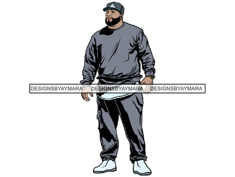Handsome Black Man PNG For Print