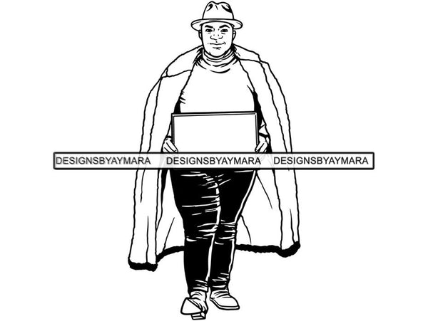 Black BBM Big Beautiful Man SVG African Model Confidence Male Attractive Men Power .SVG .EPS .PNG .JPG Vector Clipart Cricut Circuit Cut Cutting