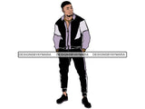 Handsome Black Man PNG For Print