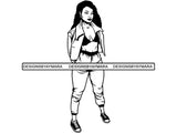 Pretty Sexy Woman .SVG Goddess Fabulous Diva Classy Lady Nubian Queen .SVG .EPS .PNG .JPG Vector Clipart Cricut Circuit Cut Cutting
