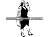Beautiful Big Woman SVG BBW Curve Plus Doll Fabulous Goddess Queen Diva Classy Lady .SVG .EPS .PNG.JPG Vector Clipart Digital Cricut Circuit Cut Cutting