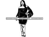 Beautiful Big Woman SVG BBW Curve Plus Doll Fabulous Goddess Queen Diva Classy Lady .SVG .EPS .PNG.JPG Vector Clipart Digital Cricut Circuit Cut Cutting