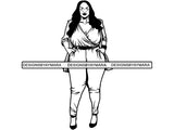 Beautiful Big Woman SVG BBW Curve Plus Doll Fabulous Goddess Queen Diva Classy Lady .SVG .EPS .PNG.JPG Vector Clipart Digital Cricut Circuit Cut Cutting