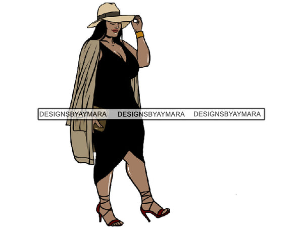 Beautiful Woman SVG BBW Big And Bougie Goddess Queen Diva Classy Lady .JPG .SVG .PNG With Transparent Backgroung Vector Clipart Not For Cutting
