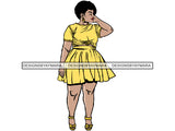 Beautiful Woman BBW Big And Bougie Goddess Queen Diva Classy Lady .JPG .SVG .PNG With Transparent Backgroung Vector Clipart Not For Cutting