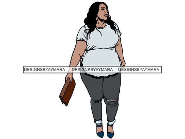 Beautiful Woman BBW Big And Bougie Goddess Queen Diva Classy Lady .JPG .SVG .PNG With Transparent Backgroung Vector Clipart Not For Cutting