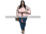 Beautiful Woman BBW Big And Bougie Goddess Queen Diva Classy Lady .JPG .SVG .PNG With Transparent Backgroung Vector Clipart Not For Cutting