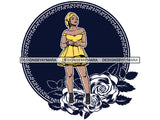 Beautiful Woman Sexy Goddess Fabulous Stylish Queen Diva Classy Lady .JPG SVG .PNG With A Transparent Background  Vector Clipart Not For Cutting