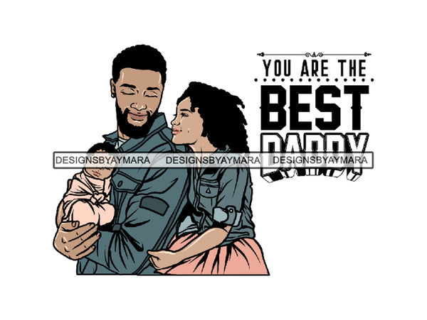 Father's Day Dad Papi Papa My Hero True Love Man Kids Son Daughter Family Together .PNG .JPG .SVG .Vector Clipart Perfect For Printing Not For Cutting