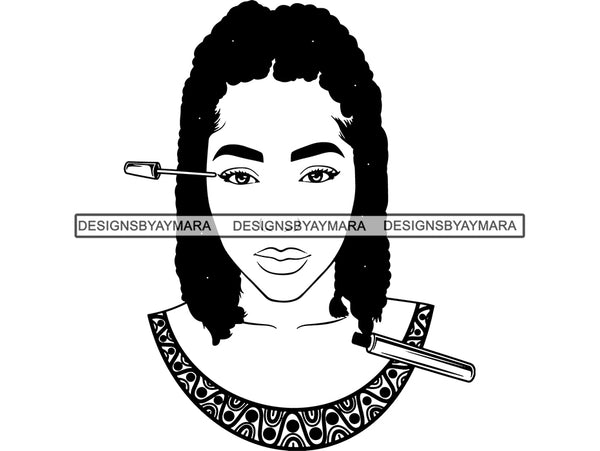 Afro Woman SVG fabulous Goddess Queen African American Ethnicity Braids Dreads Hairstyle Beauty Salon Queen Diva Classy Lady  .SVG .EPS .PNG Vector Clipart  Cricut Circuit Cut Cutting