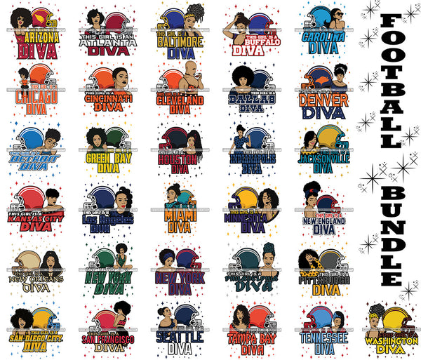 Super Special Football Bundle 120 SVG Files For Cutting and More.