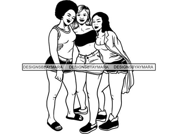 Sexy Ladies Getaway SVG Cut Files For Silhouette and Cricut