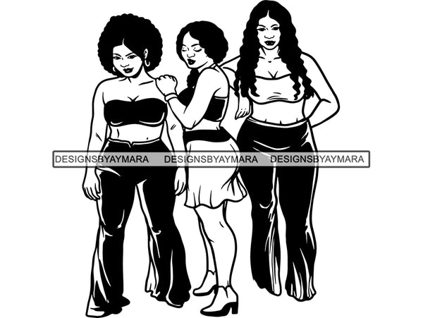 Sexy Ladies Getaway SVG Cut Files For Silhouette and Cricut