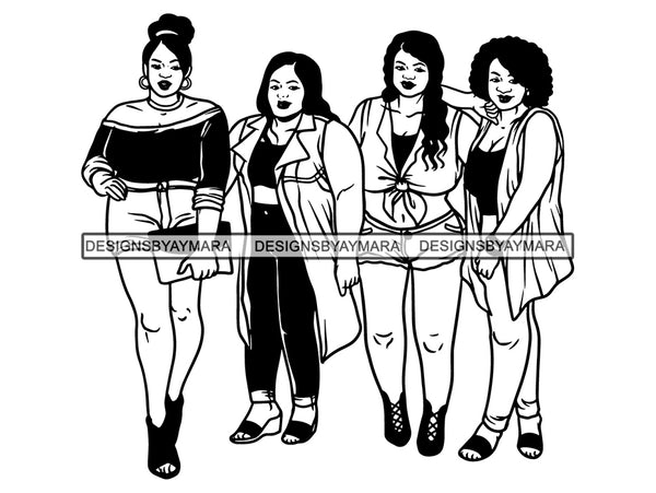 Sexy Ladies Getaway SVG Cut Files For Silhouette and Cricut