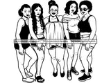 Sexy Ladies Getaway SVG Cut Files For Silhouette and Cricut