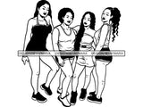 Sexy Ladies Getaway SVG Cut Files For Silhouette and Cricut
